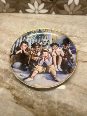 Vintage Franklin Mint The Little Rascals "Dog Tired" Collector Plate